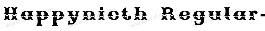 Happynicth Regular字体转换